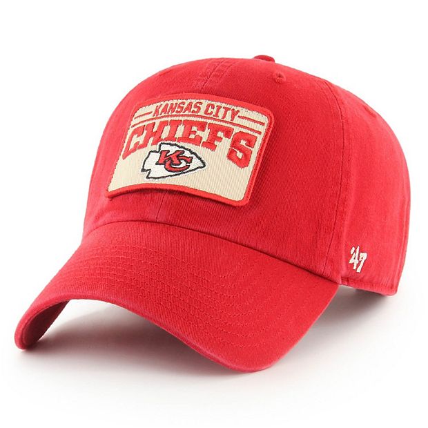 '47 Men's Kansas City Chiefs Red Clean Up Adjustable Hat