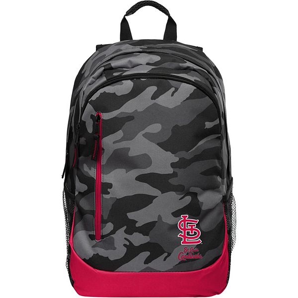 FOCO St. Louis Cardinals Black Camo Backpack