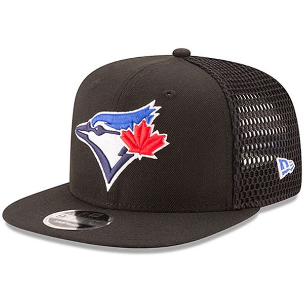 Men S New Era Black Toronto Blue Jays Mesh Fresh 9fifty Adjustable Hat