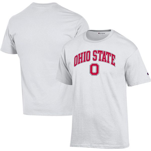 Men's Champion White Ohio State Buckeyes Campus T-Shirt
