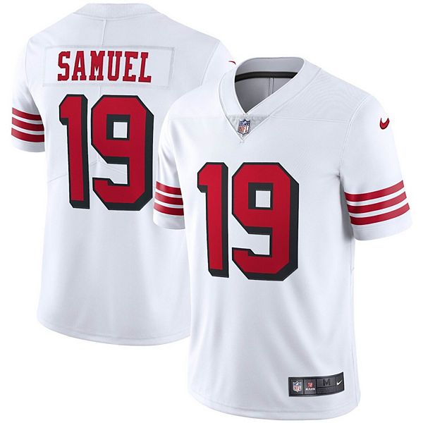 Men's Nike Deebo Samuel White San Francisco 49ers Vapor Untouchable Color Rush Limited Player Jersey