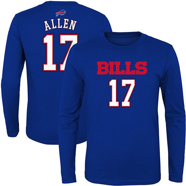 Buffalo Bills Men/Unisex - #17 Allen Jersey - Royal Blue