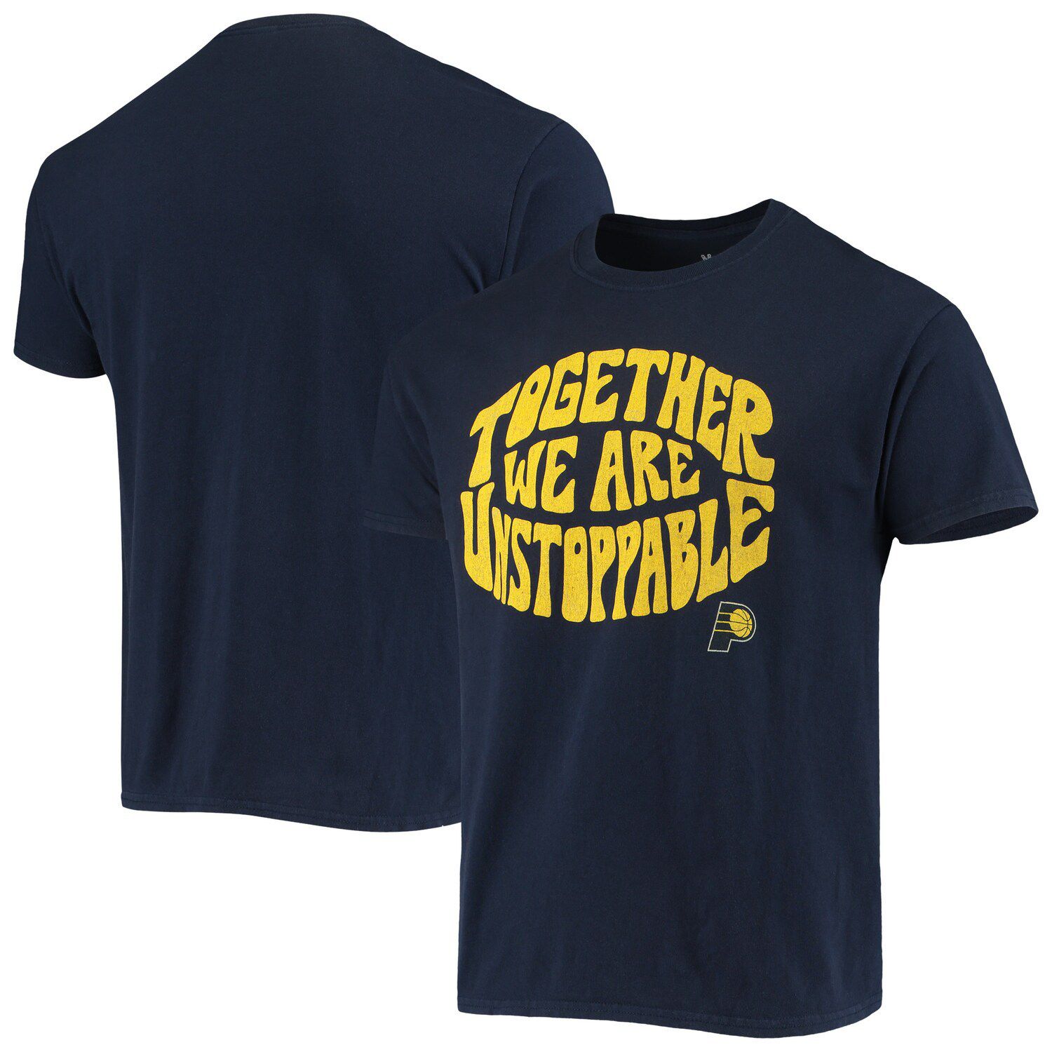 Image for Unbranded Men's Junk Food Navy Indiana Pacers Positive Message Enzyme Washed T-Shirt at Kohl's.