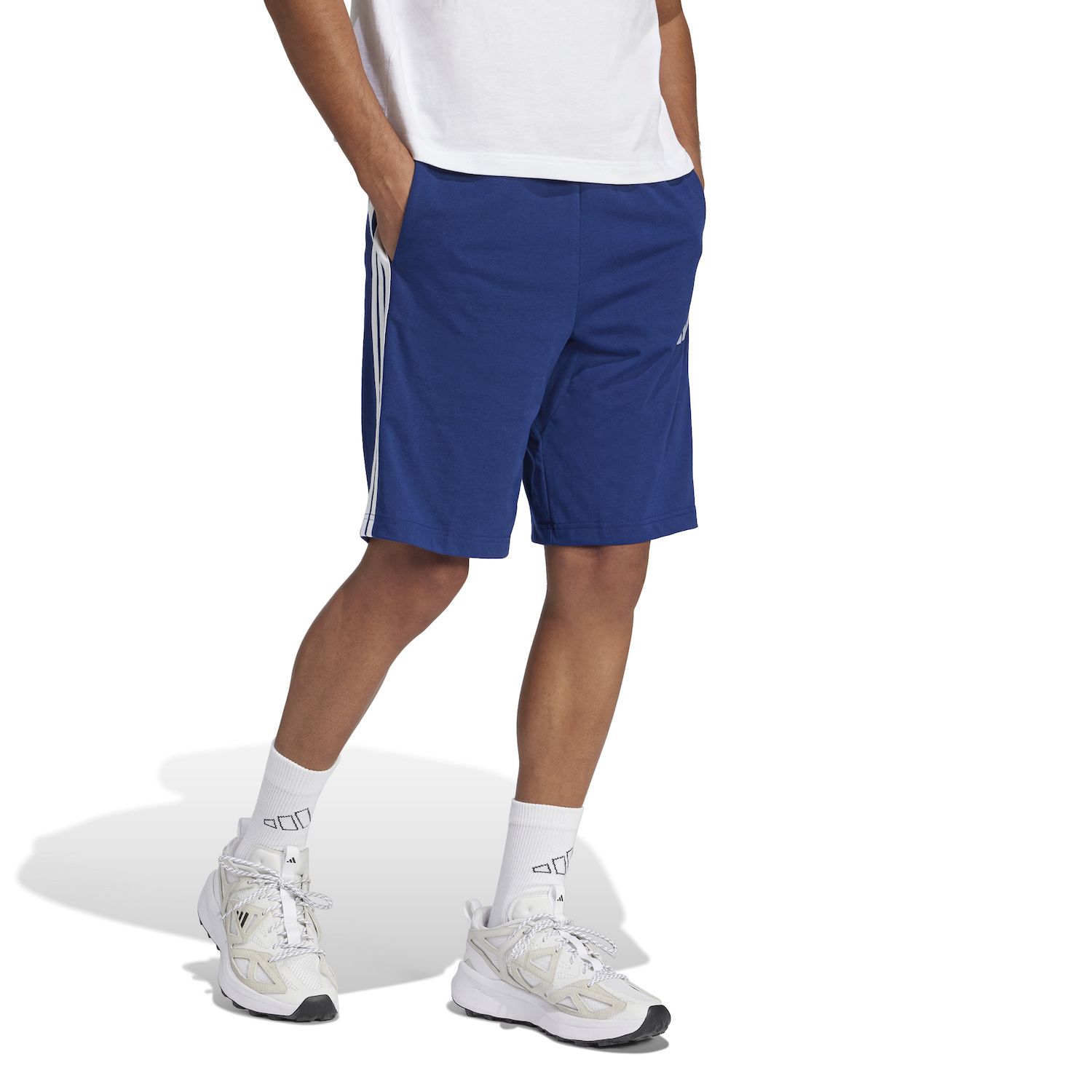 Men's adidas Essentials 3-Stripes Single Jersey Sportswear Shorts
