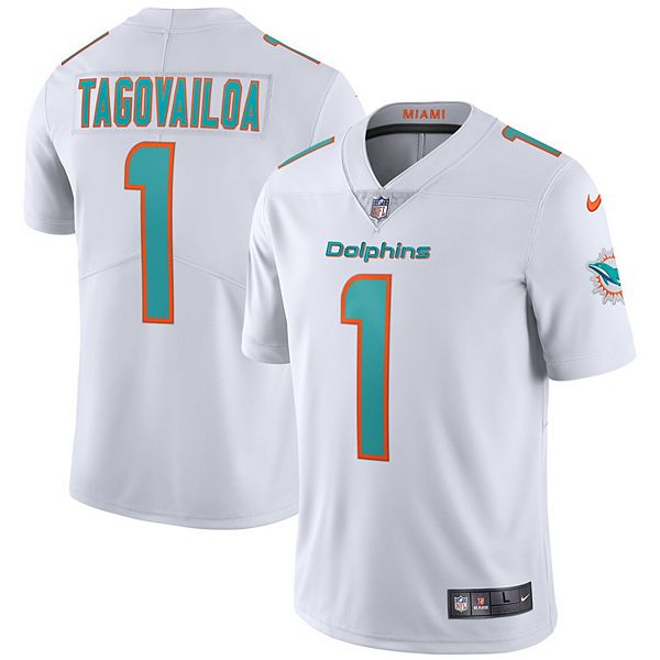 Men's Nike Tua Tagovailoa White Miami Dolphins Vapor Limited Jersey