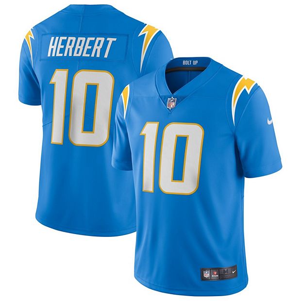 Men's Los Angeles Chargers Justin Herbert Nike White Vapor Limited Jersey