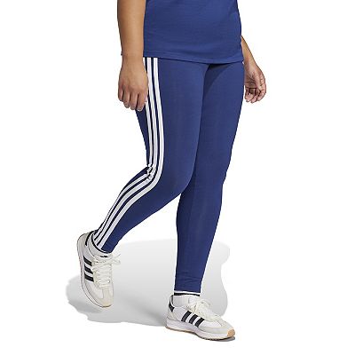 Plus Size adidas Essentials 3-Stripes Cotton Leggings