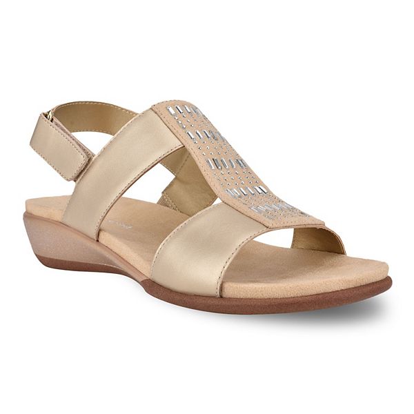 Easy Spirit Hazel Women's Slingback Sandals - Gold (8)