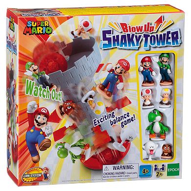 Epoch Games Super Mario Blow Up Shaky Tower Game