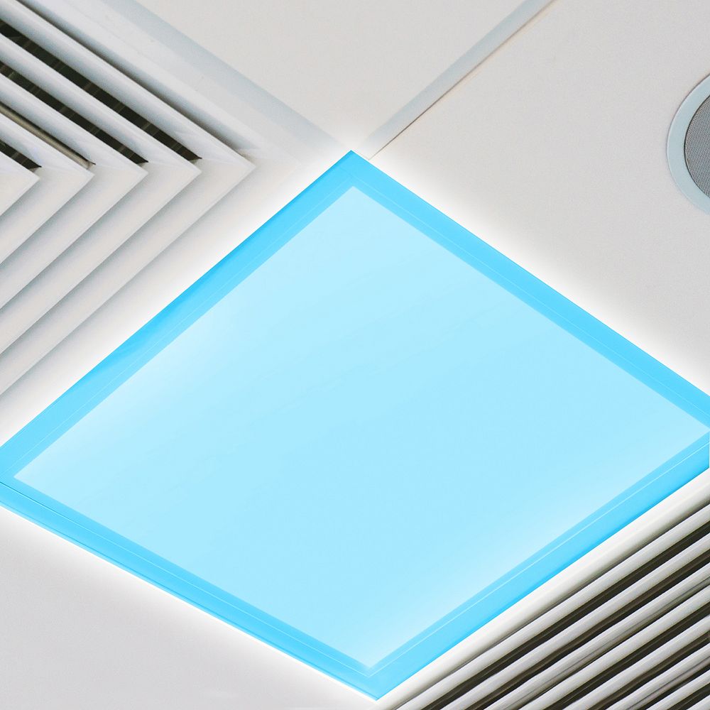 Educational Insights Square Fluorescent Tranquil Blue Light Filters