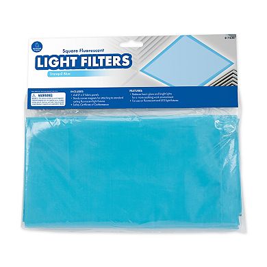 Educational Insights Square Fluorescent Tranquil Blue Light Filters