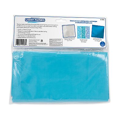 Educational Insights Square Fluorescent Tranquil Blue Light Filters