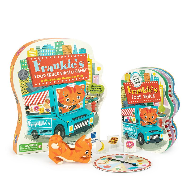 Educational Insights Frankies Food Truck Game and Book, Multicolor