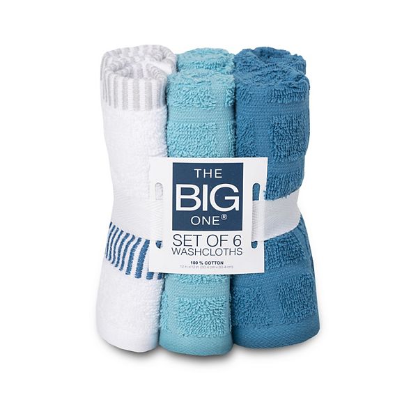 The Big One® 6-pack Washcloth Set