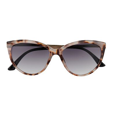 Women's Nine West 56mm Combo Cat Eye Sunglasses