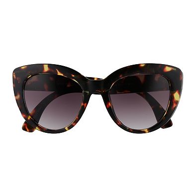 Women's Nine West 51mm Chunky Cat Eye Sunglasses