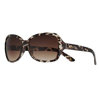 Women's Nine West 61mm Large Plastic Square Sunglasses