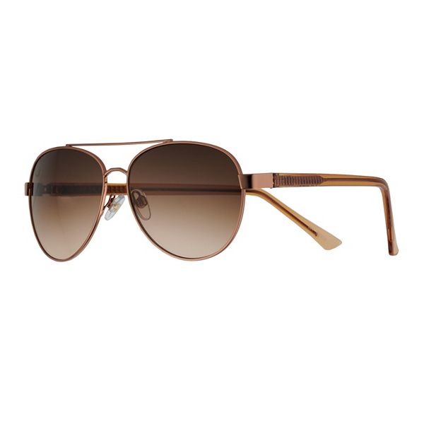 Hd Vision Aviators Sunglasses, Bronze (Single) Bronze