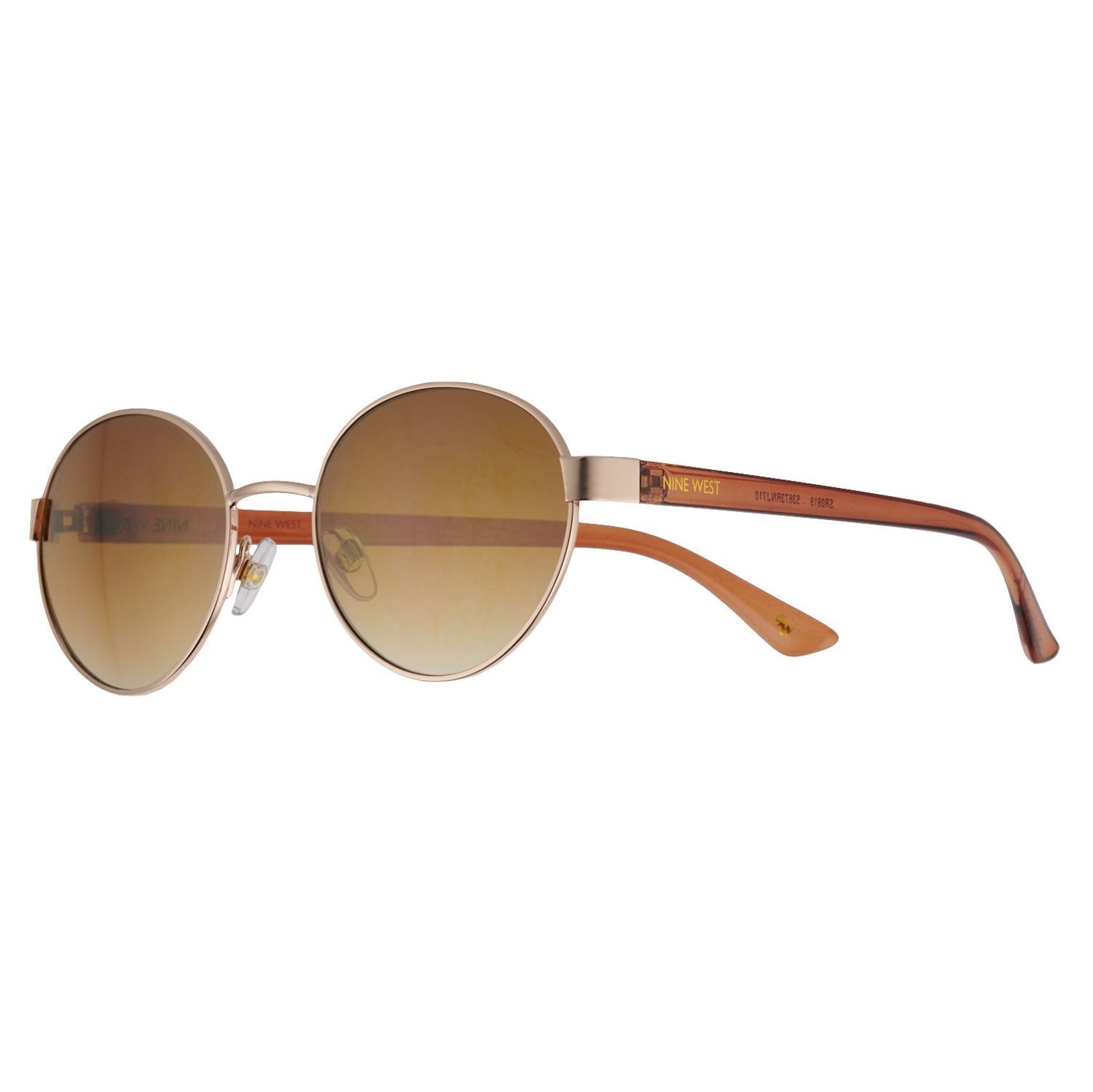 nine west round sunglasses