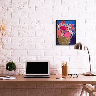 Stupell Home Decor Abstract Whimsical Flower Vase Wall Art