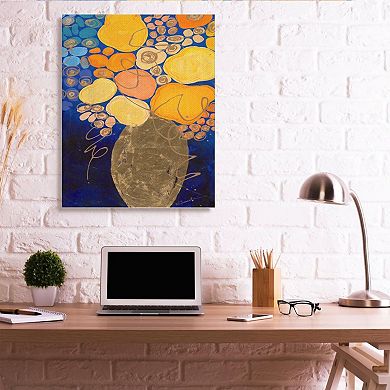 Stupell Home Decor Summer Floral Abstract Canvas Wall Art