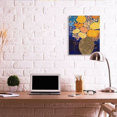 Stupell Home Decor Summer Floral Abstract Canvas Wall Art