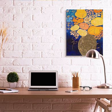 Stupell Home Decor Summer Floral Abstract Canvas Wall Art