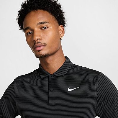 Men's Nike Striped Dri-FIT Golf Polo