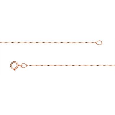 Gemminded 10k Rose Gold Morganite & Diamond Accent Pendant Necklace
