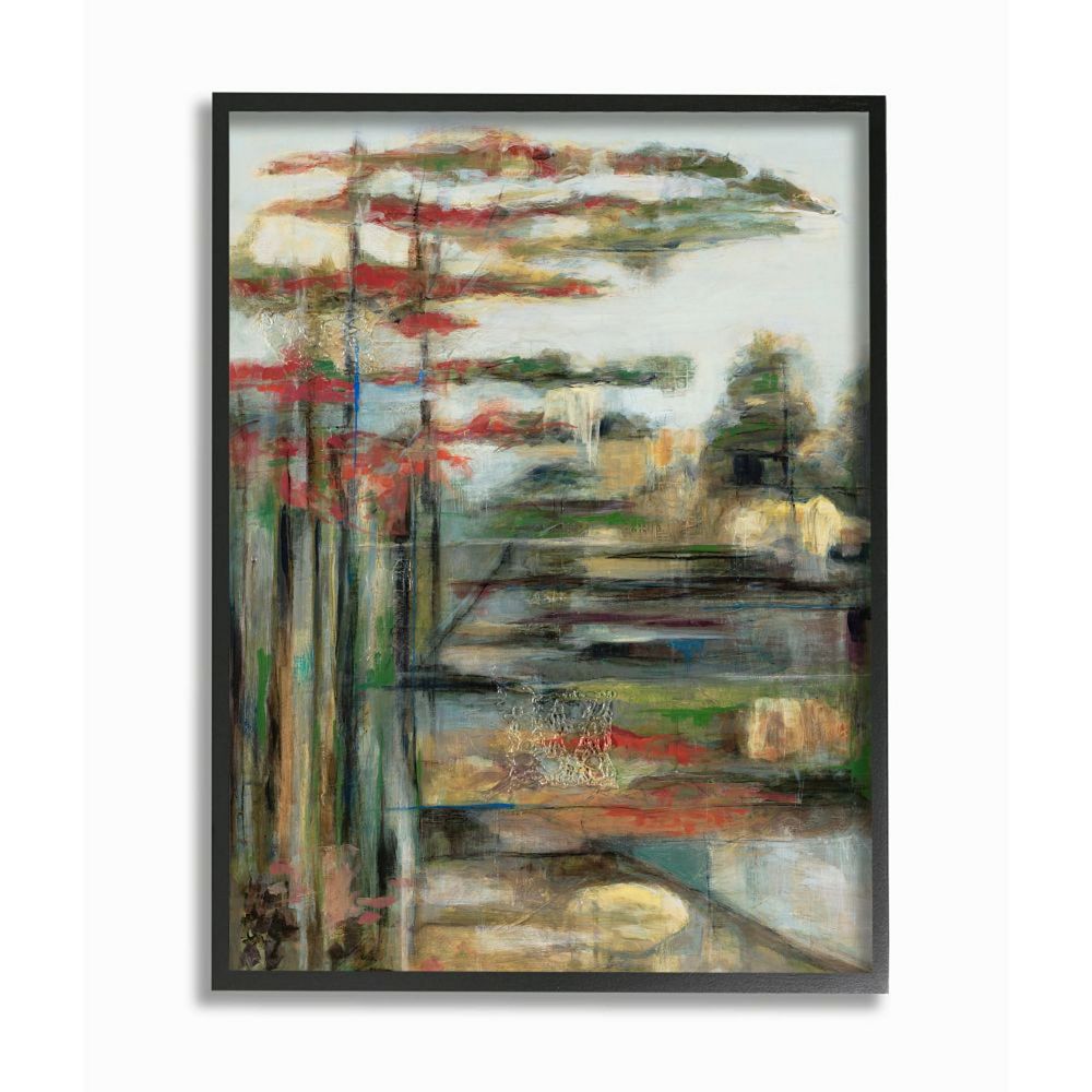 Stupell Home Decor Abstracted Pastel Landscape Wall Art