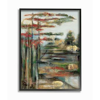 Stupell Home Decor Abstracted Pastel Landscape Wall Art