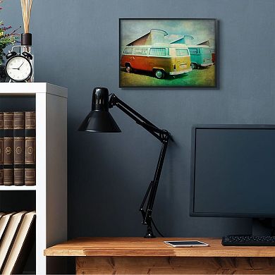 Stupell Home Decor Vintage Automobiles with Iconic Van Design Wall Art