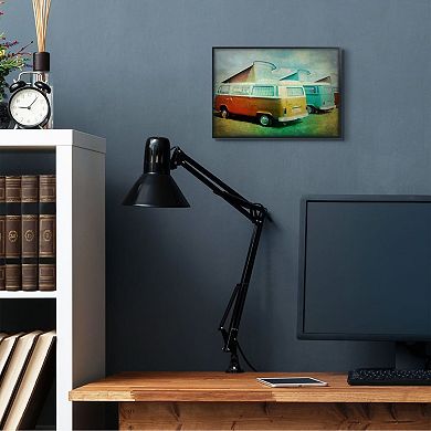 Stupell Home Decor Vintage Automobiles with Iconic Van Design Wall Art