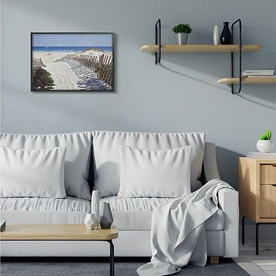 Stupell Home Decor Fenced Pathway to Beach Wall Art