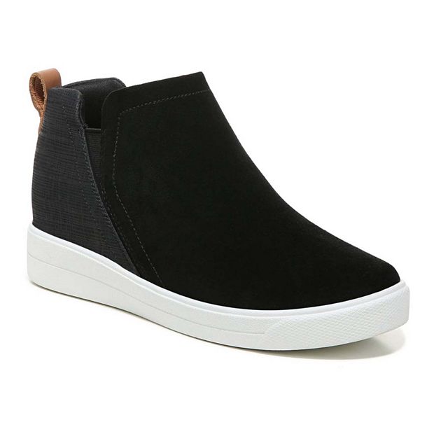 Womens wedge deals sneakers black