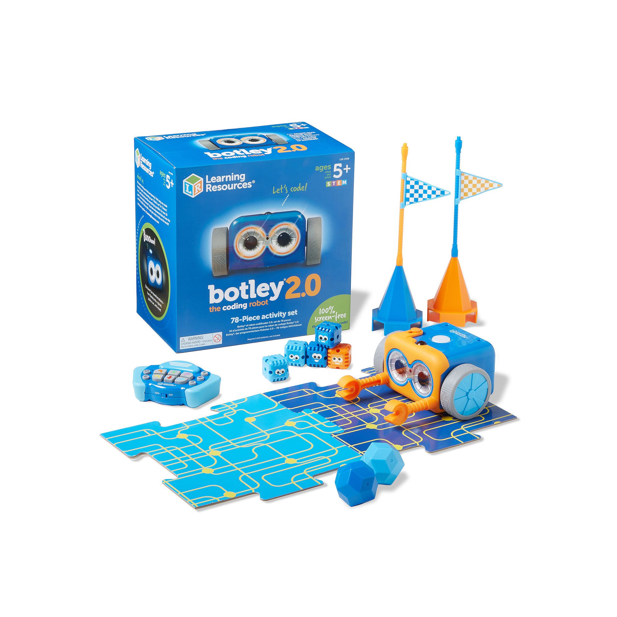 Learning Resources Botley 2.0 the Coding Robot Activity Set, Multi