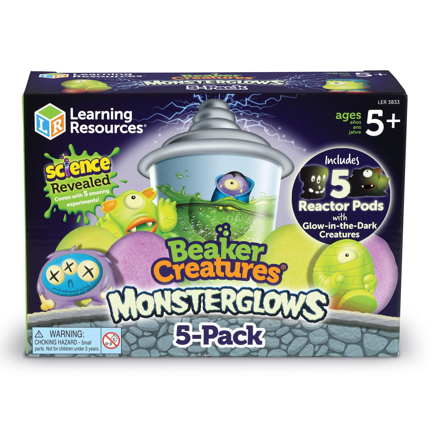 Image for Learning Resources Beaker Creatures 5-Pack Monsterglow at Kohl's.