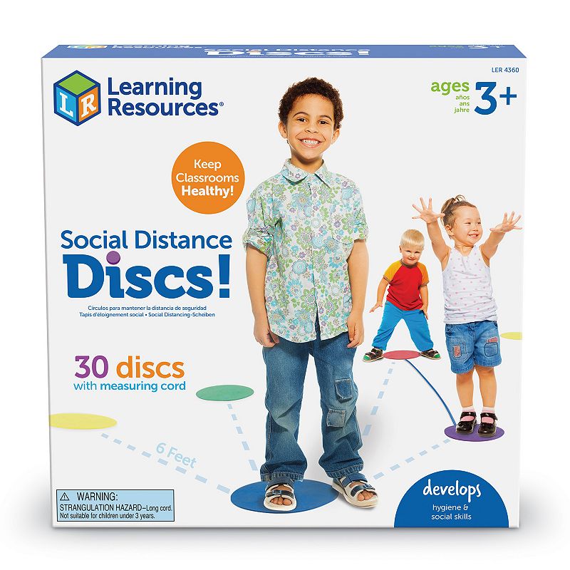64262511 Learning Resources Social Distance Dots, Multicolo sku 64262511