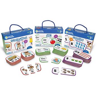 Learning Resources Puzzle Cards PreK Bundle