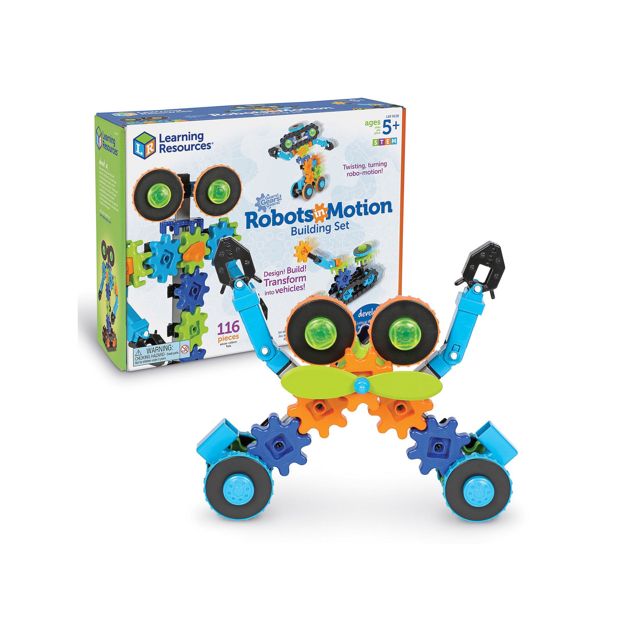 50940242 Learning Resources Gears! Gears! Gears! Robots in  sku 50940242