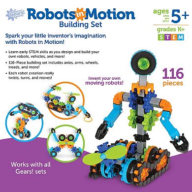 Learning Resources Gears! Gears! Gears! Robots in Motion