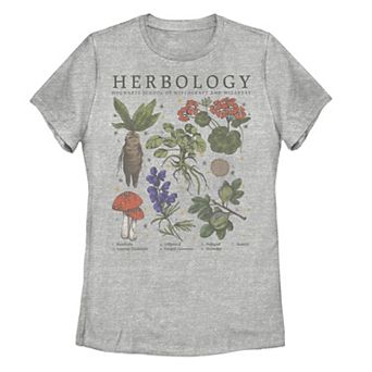 Juniors' Harry Potter Herbology Plants Graphic Tee