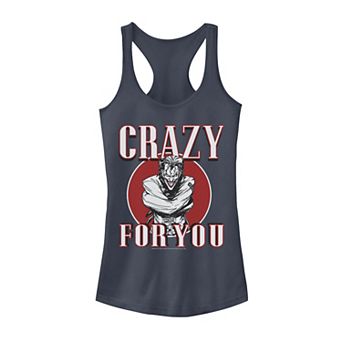 Juniors' DC Comics Batman Joker Crazy Love Graphic Tank Top