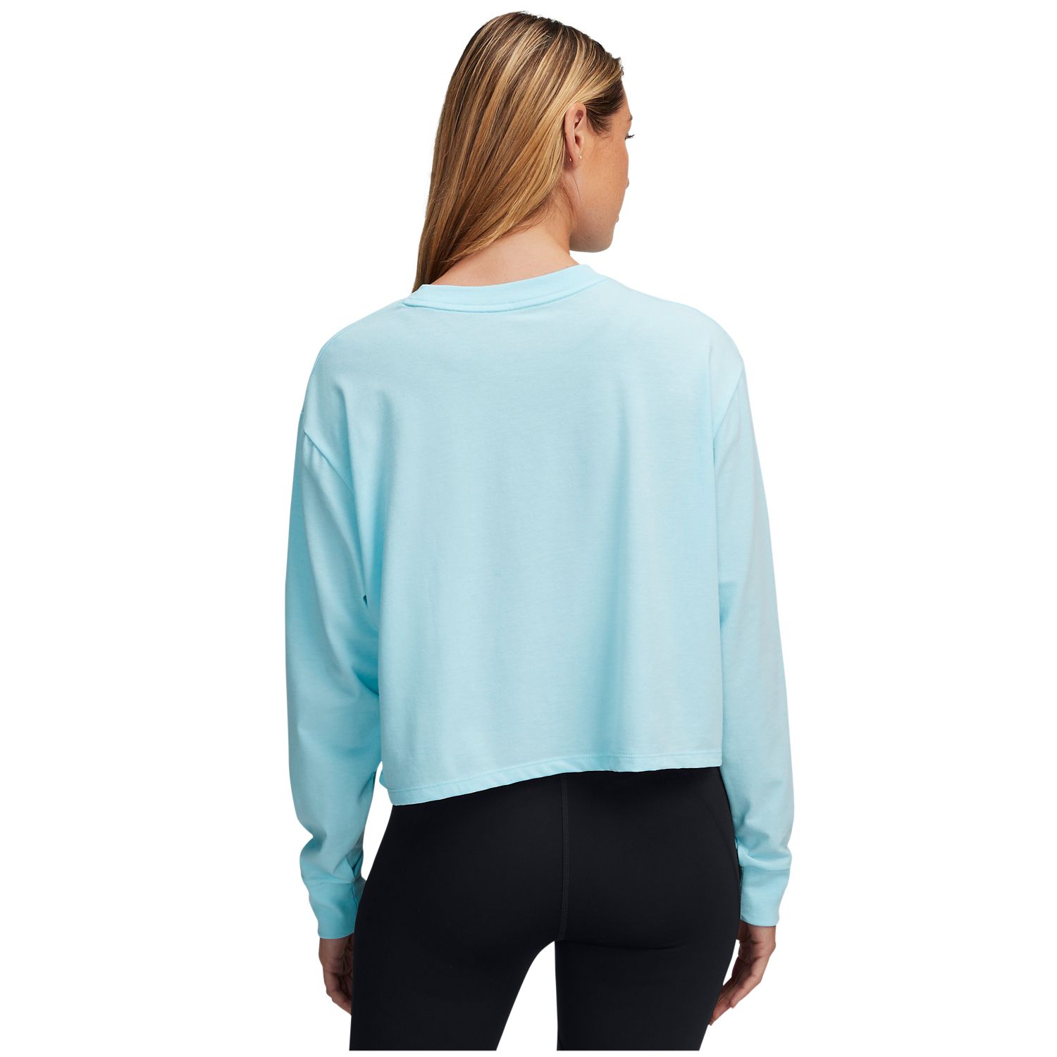 Women's Under Armour Rival Boxy Cropped Long Sleeve Tee