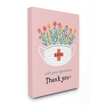 Stupell Home Decor With Great Appreciation Phrase for Healthcare Workers Wall Art