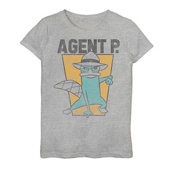 Disney's Phineas & Ferb Girls 7-16 Agent P Poster Graphic Graphic Tee