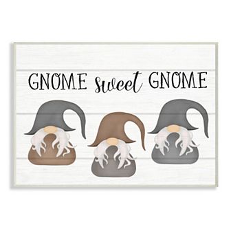 Stupell Home Decor Gnome Sweet Gnome Plaque Wall Art