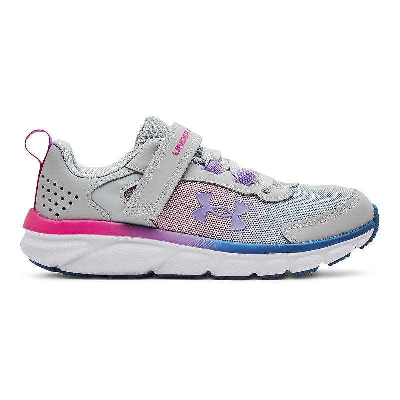 Under Armour Assert 9 Preschool Kids Running Shoes, Girls, Size: 1, Natur - 3024636-106 - Athletic Shoes and Sneakers  sku 3024636-106