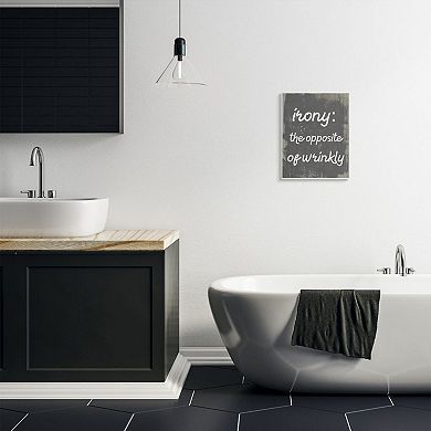 Stupell Home Decor Irony Definition Plaque Wall Art