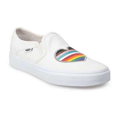 Women s Vans Pride Asher Slip On Shoes